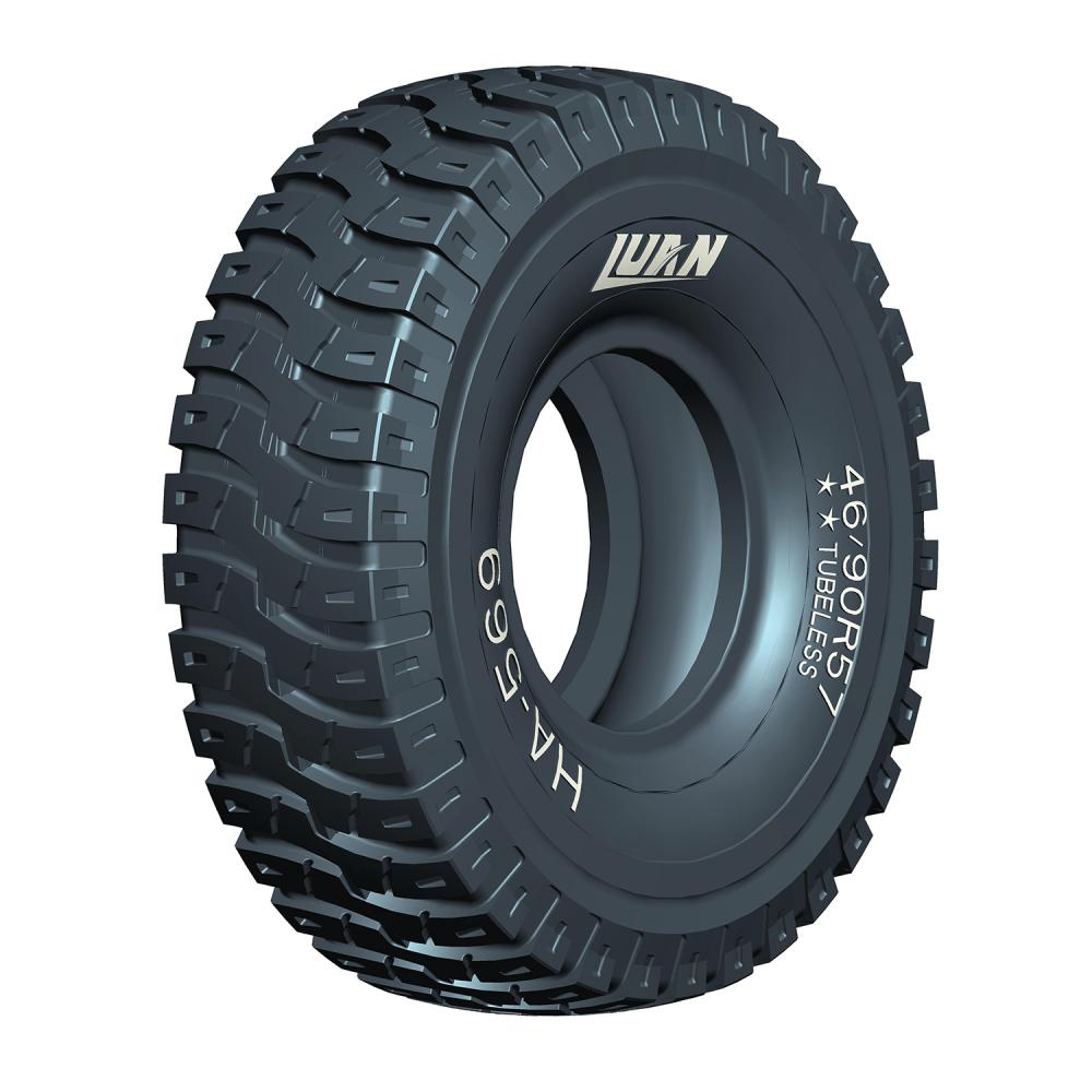 由麻将胡了橡胶生产的质量一流的巨型工程机械轮胎用于别拉斯刚性自卸车