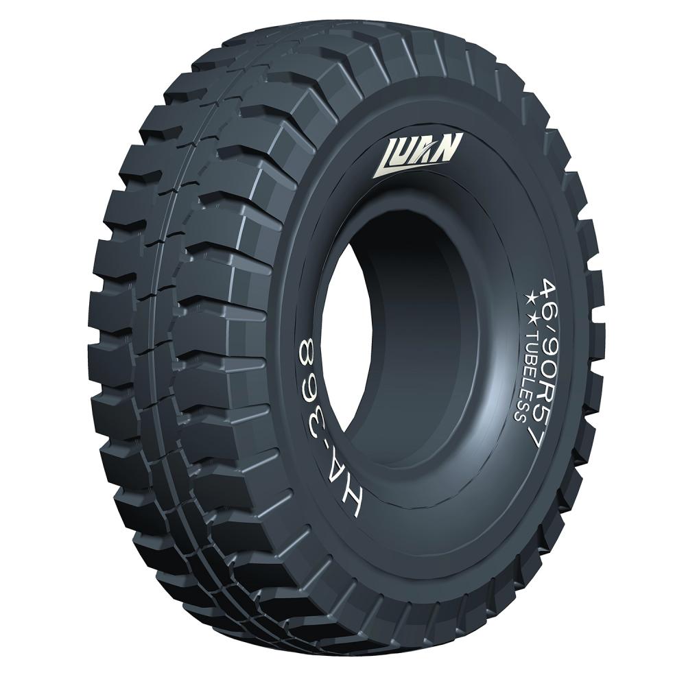 由麻将胡了橡胶生产的质量一流的巨型工程机械轮胎用于别拉斯刚性自卸车